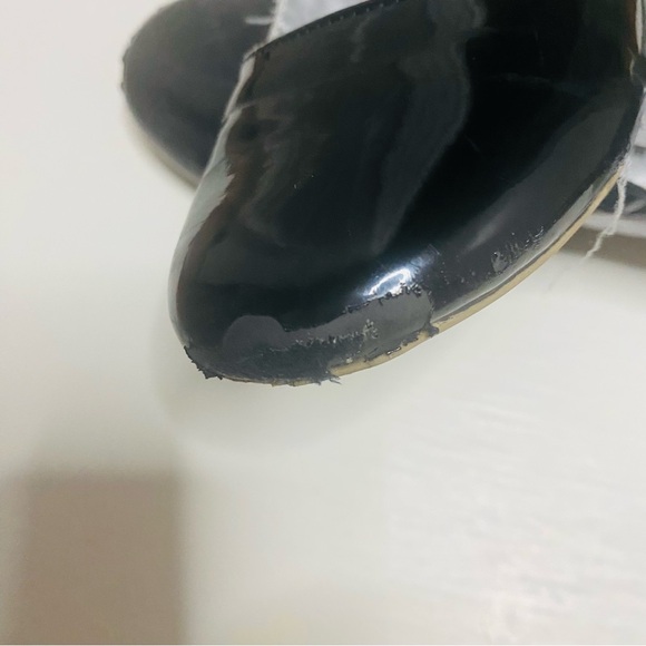 Girls black patent leather shoes size 1m - Picture 5 of 11